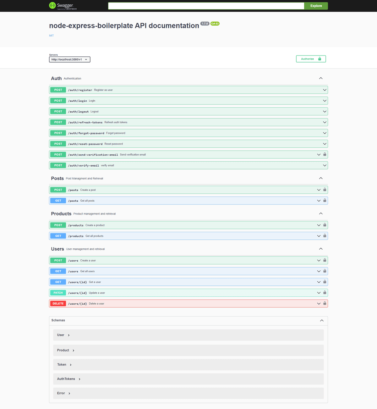Node/Express Backend