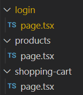 sample of folder structure